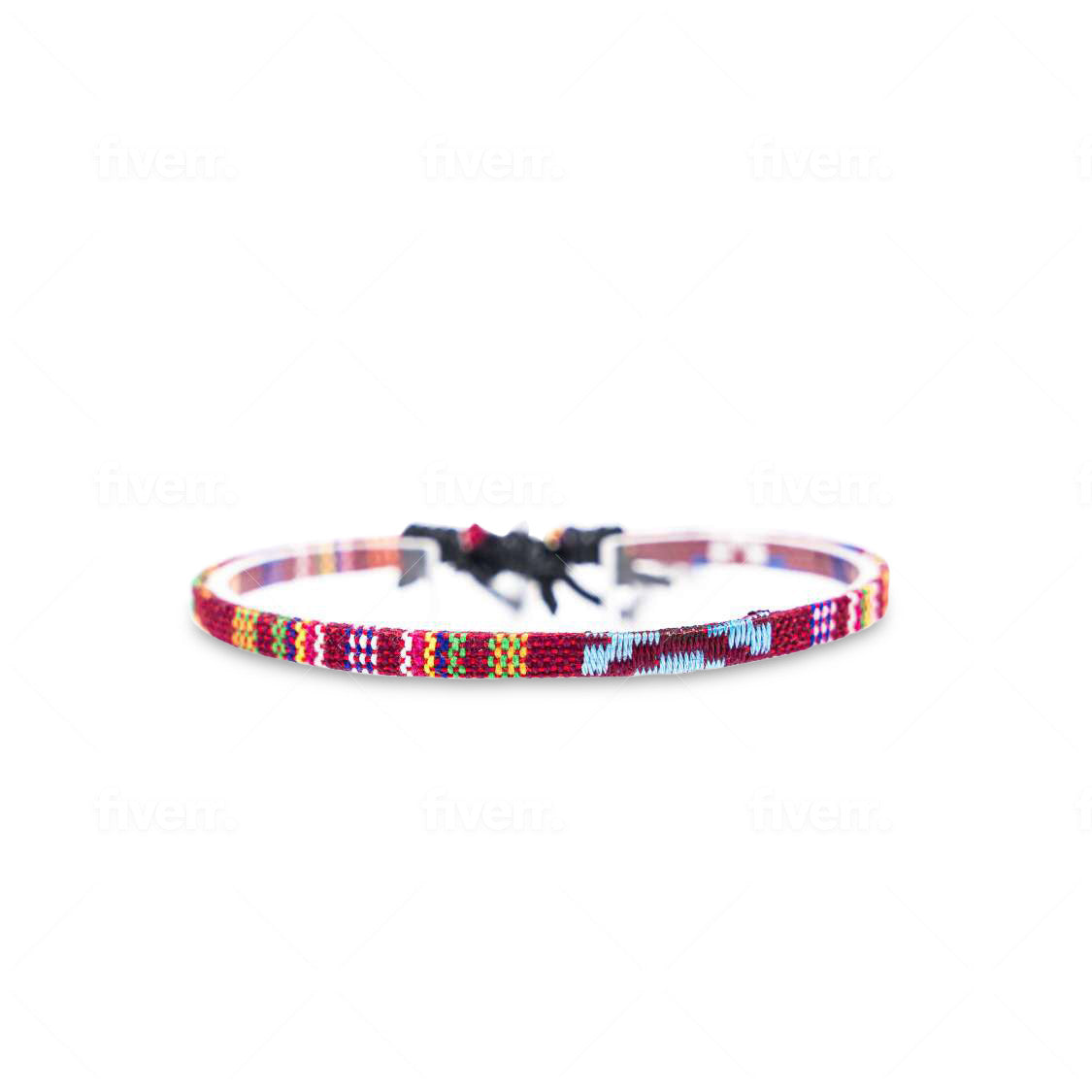 Boho Surfer Anklet Men - Red