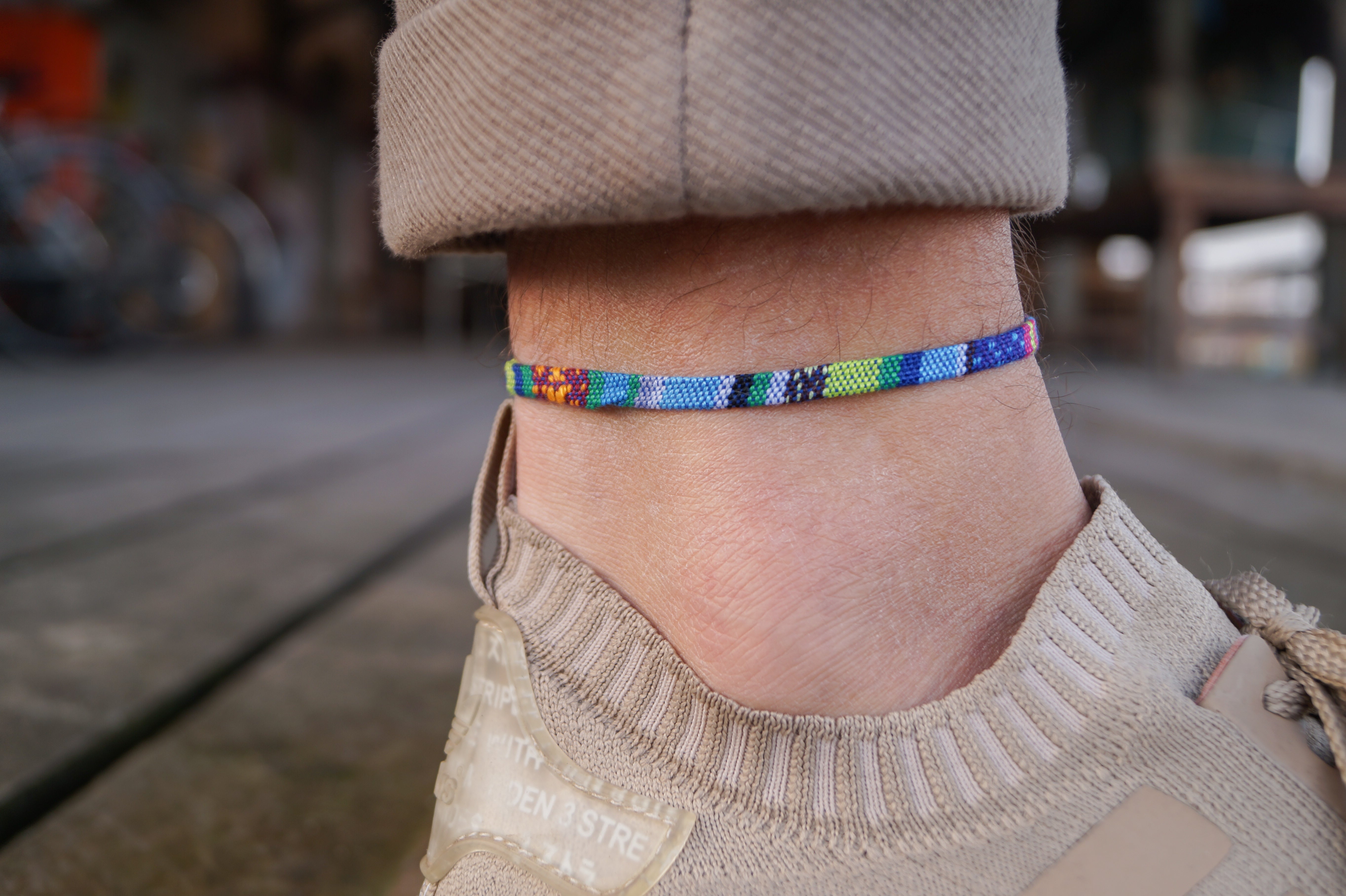 Boho Surfer Anklet Men - Turquoise