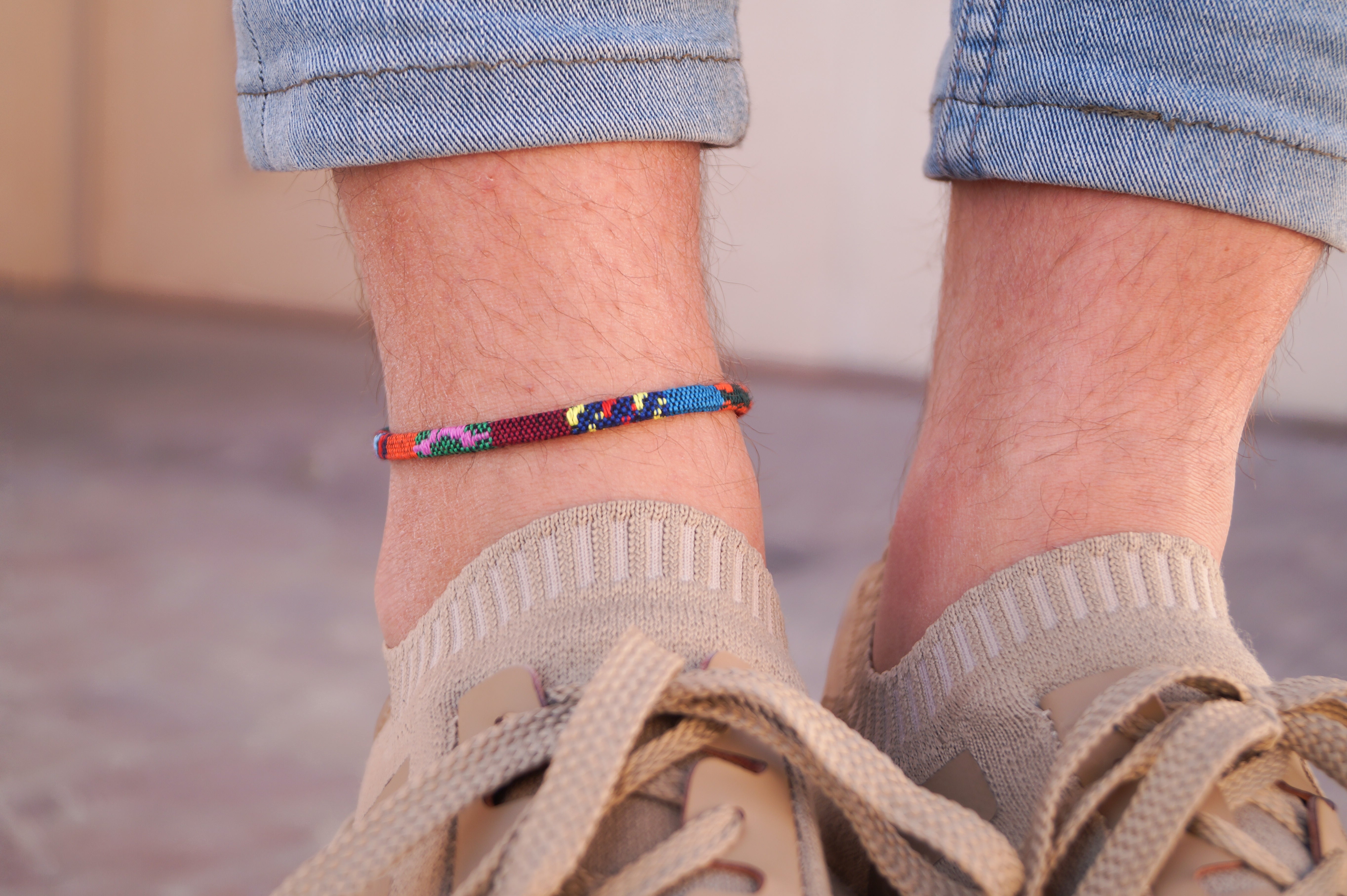 Boho Surfer Anklet Men - Ethnic