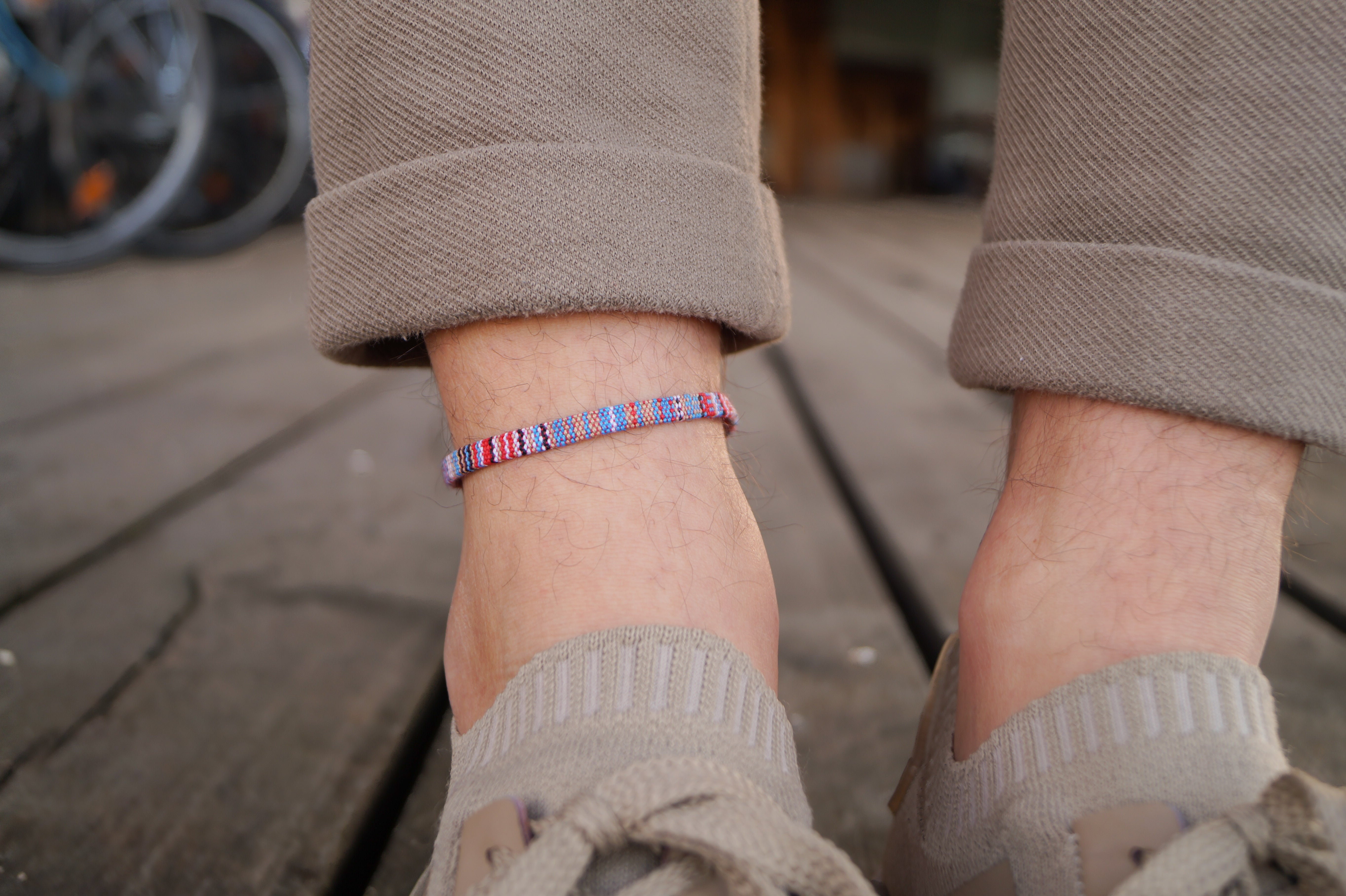 Boho Surfer Anklet Men - Multi