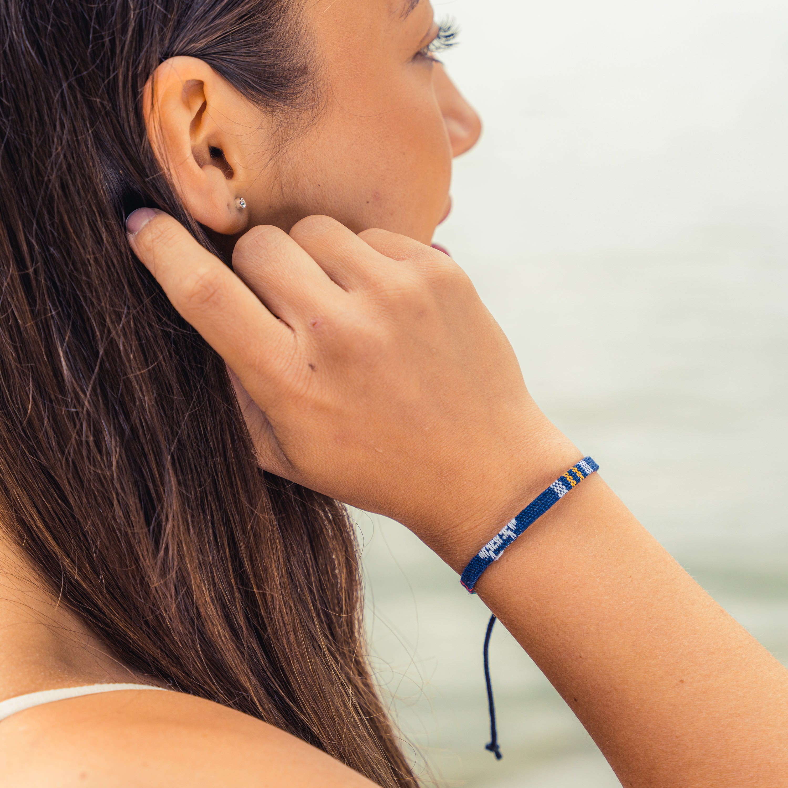 Boho Surfer Bracelet - Blue