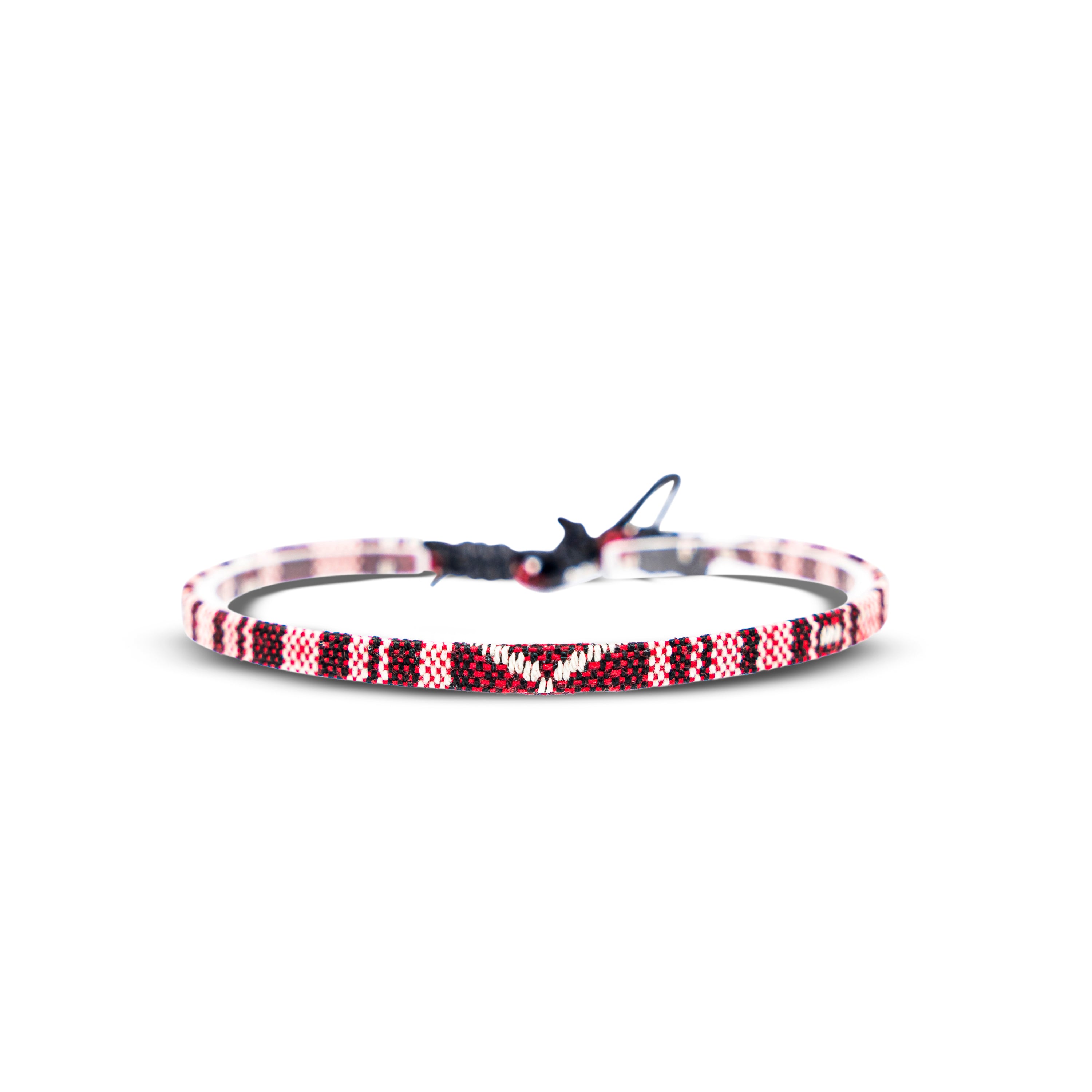 Boho Surfer Bracelet -  Ruby Red