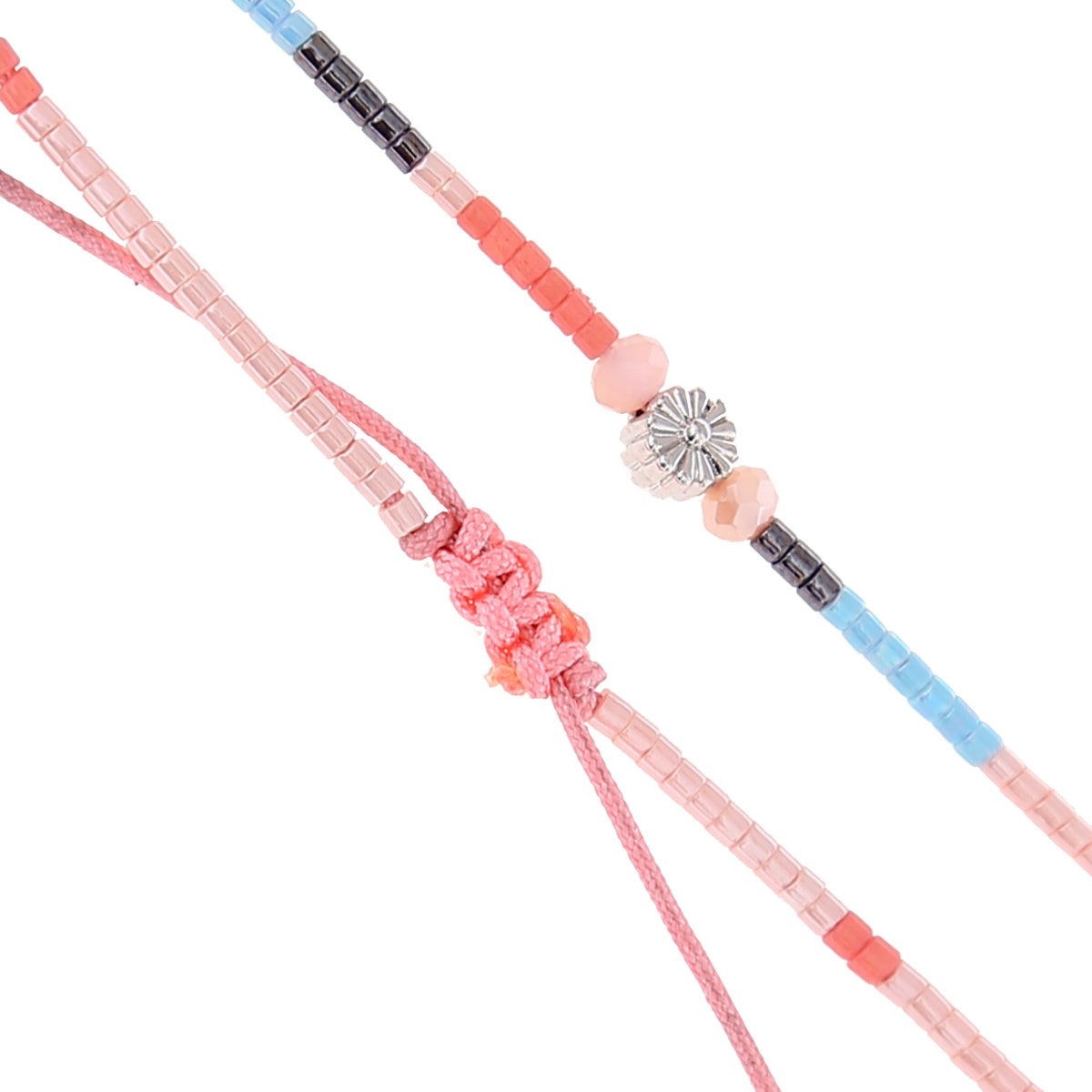 Japan Beads Anklet - Flowers