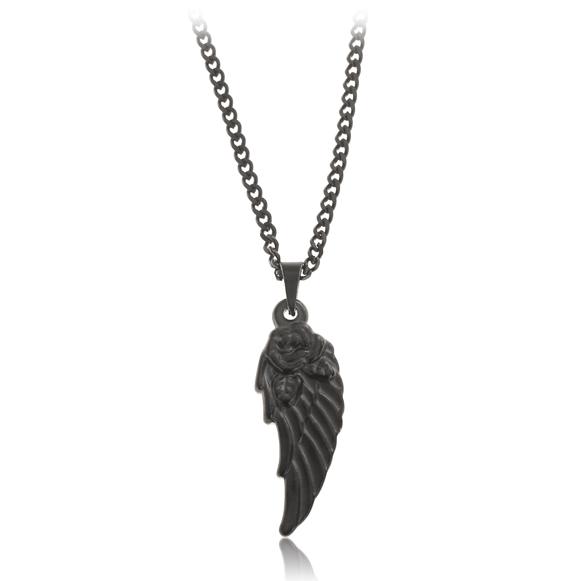 Surfer Necklace - Black Wing