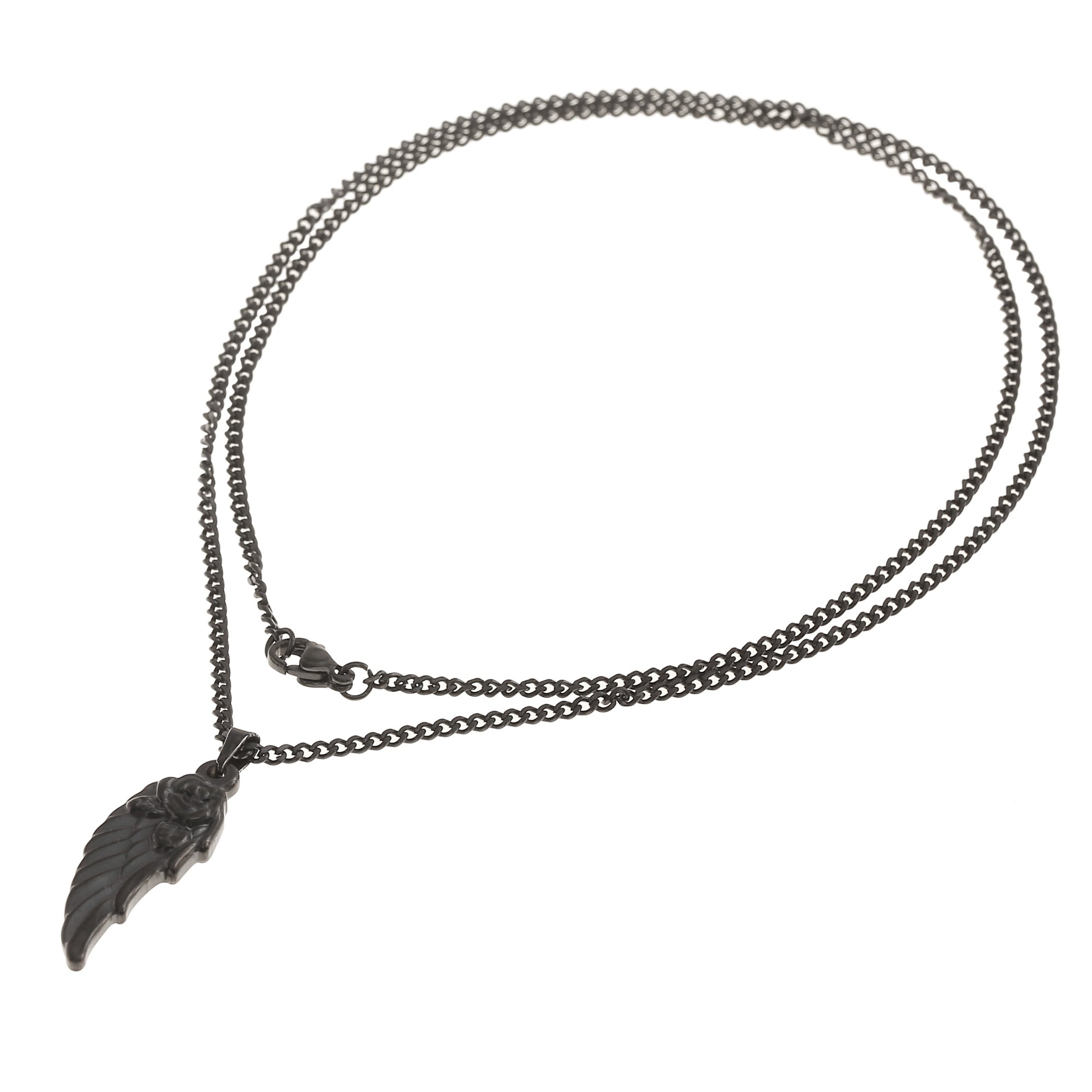 Surfer Necklace - Black Wing