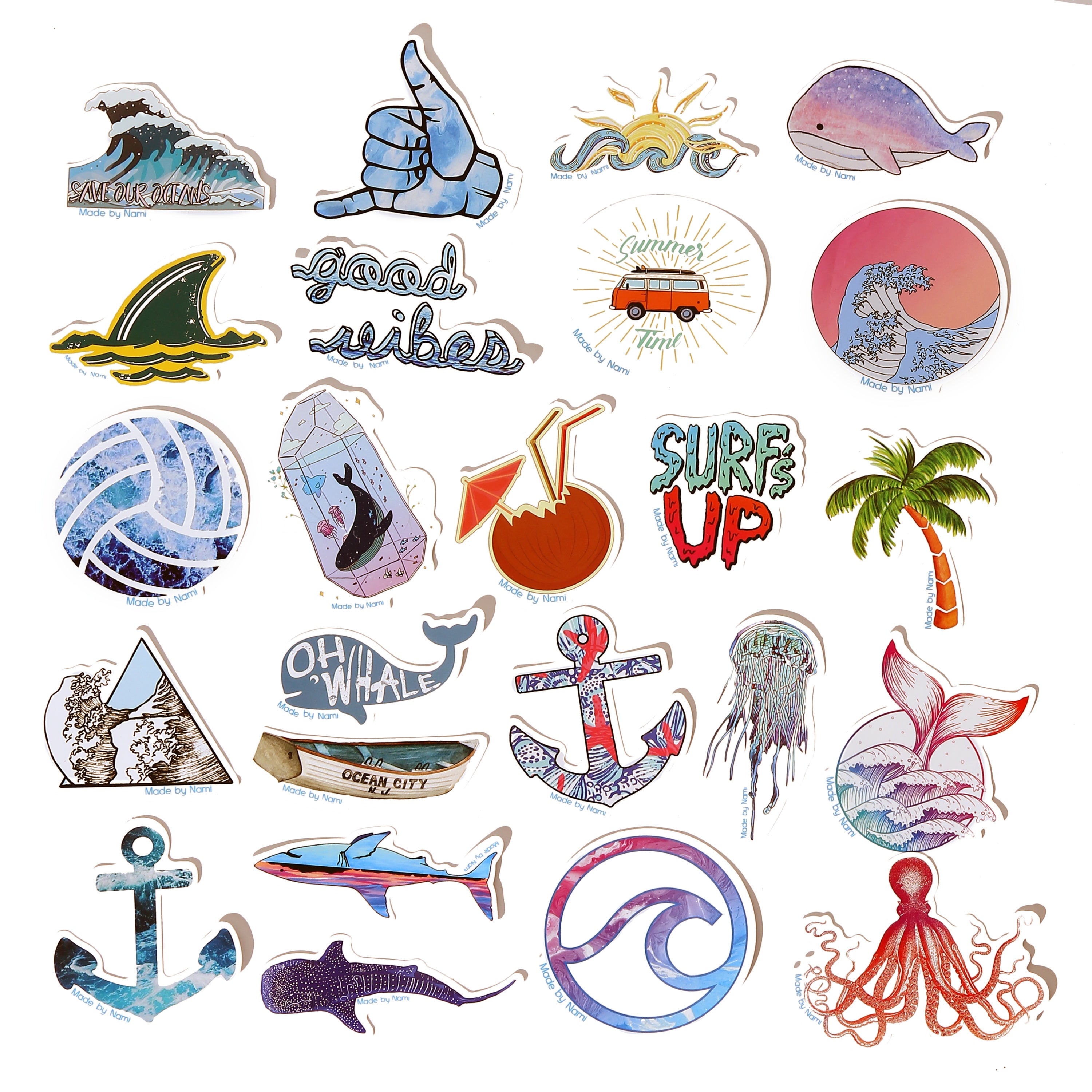 Surfer Sticker - Set 1