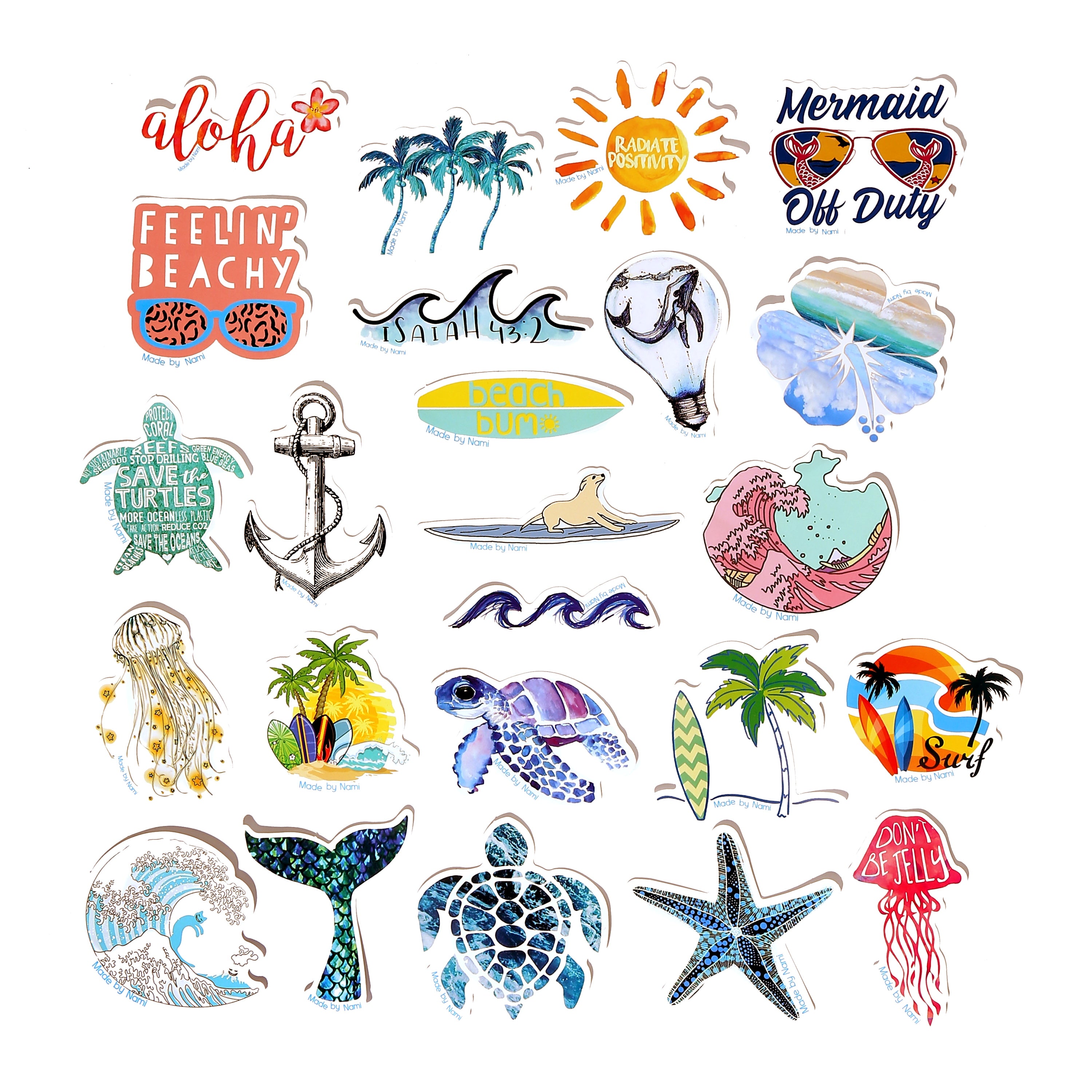 Surfer Sticker - Set 1