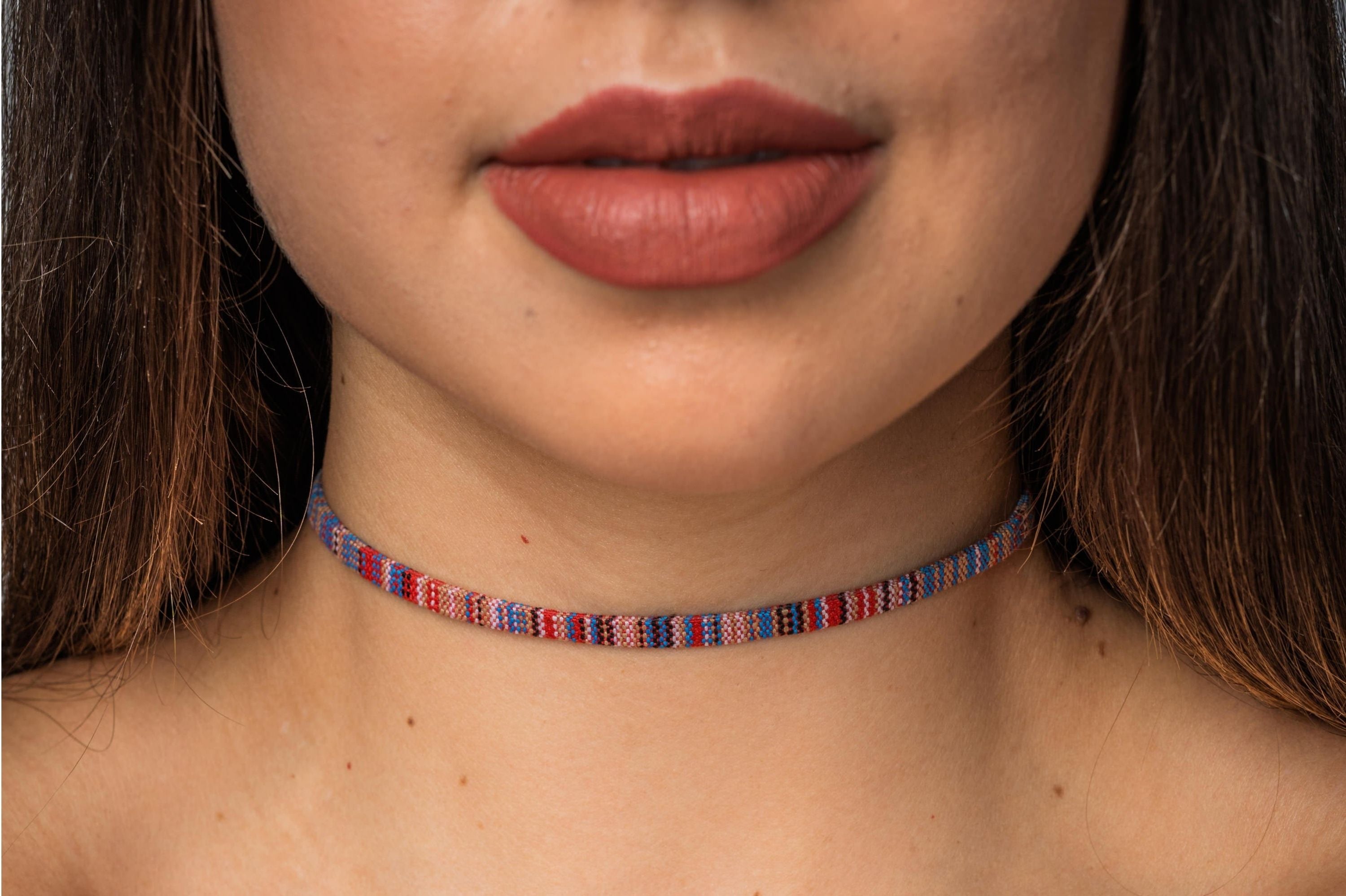 Boho Choker Necklace - Multi