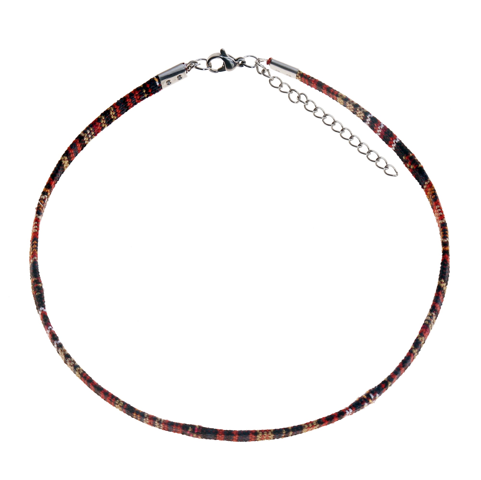 Boho Choker Necklace - Brown