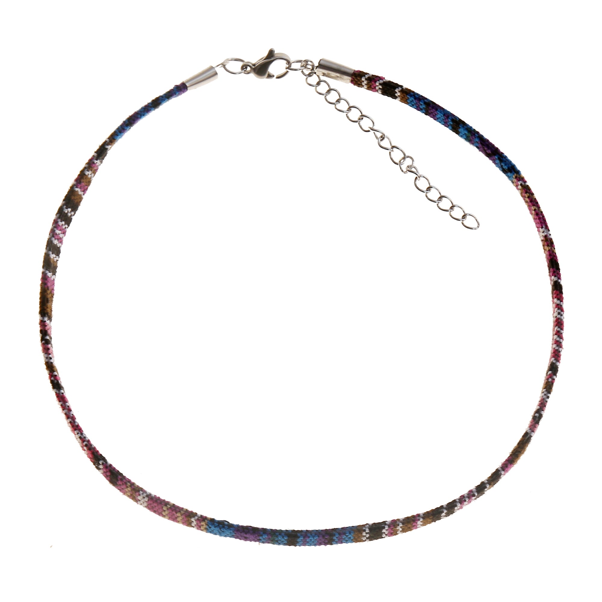 Boho Choker Necklace - Purple