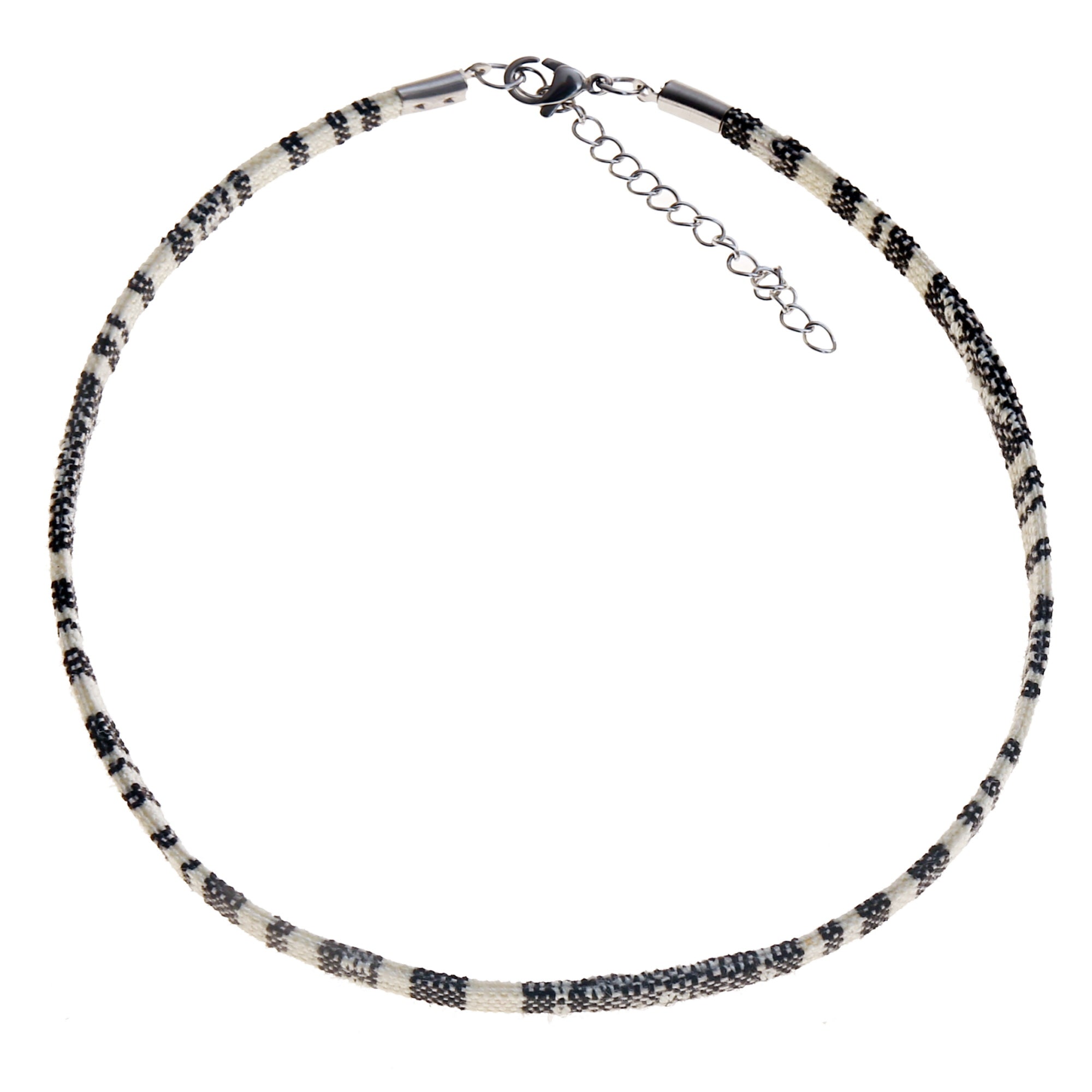 Boho Choker Necklace - White