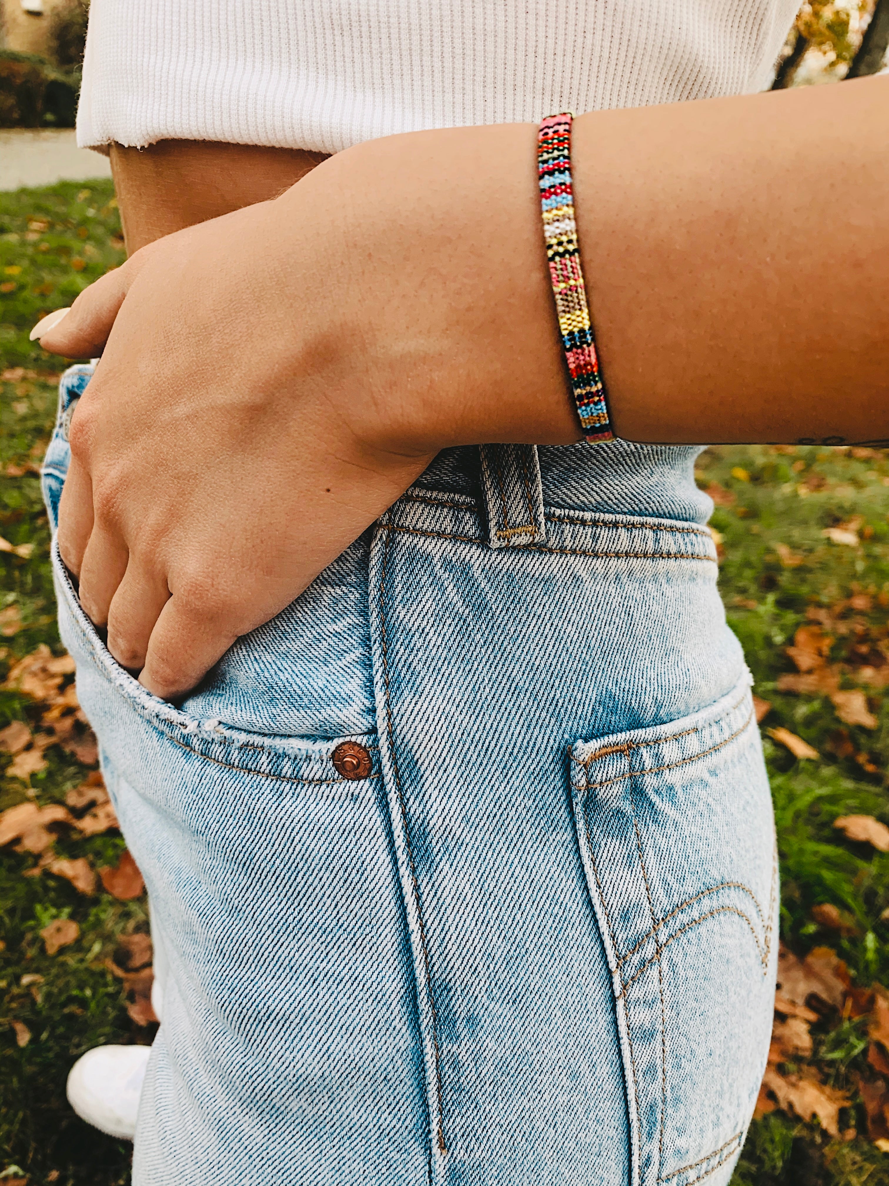 Boho Surfer Bracelet - Yellow